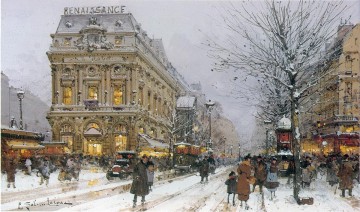 Paris scenes 07 Eugene Galien Oil Paintings